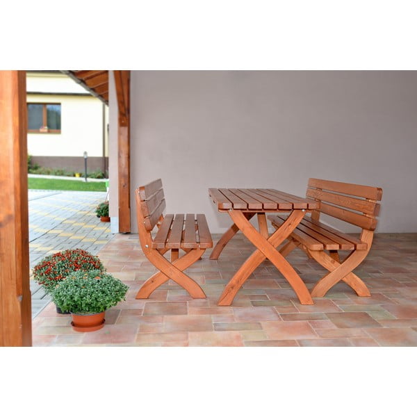 Drvena vrtna klupa Strong - Rojaplast-image-1