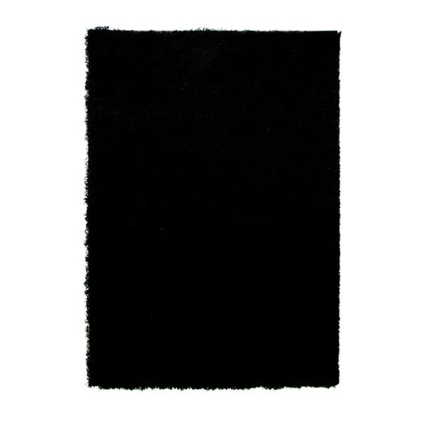 Crni tepih Flair Rugs Cariboo Black, 80 x 150 cm