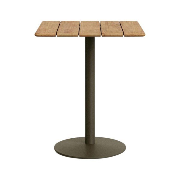 Vrtni barski stol s pločom stola od bagrema 80x80 cm Esilda – Kave Home