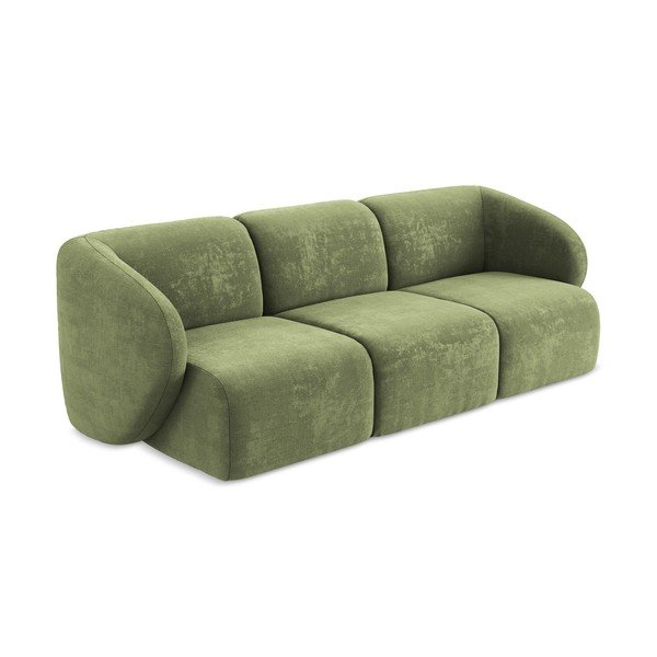 Zelena sofa od šenila 244 cm Lani – Makamii-image-2