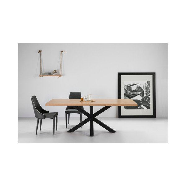 Blagovaonski stol u dekoru hrast Marckeric Ainoa, 200 x 100 cm-image-2