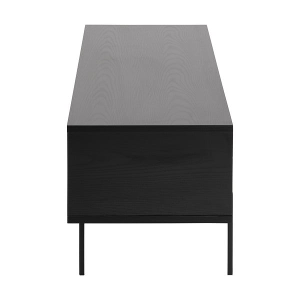 Crni TV stol u dekoru jasena 140x45 cm Angus – Actona-image-4