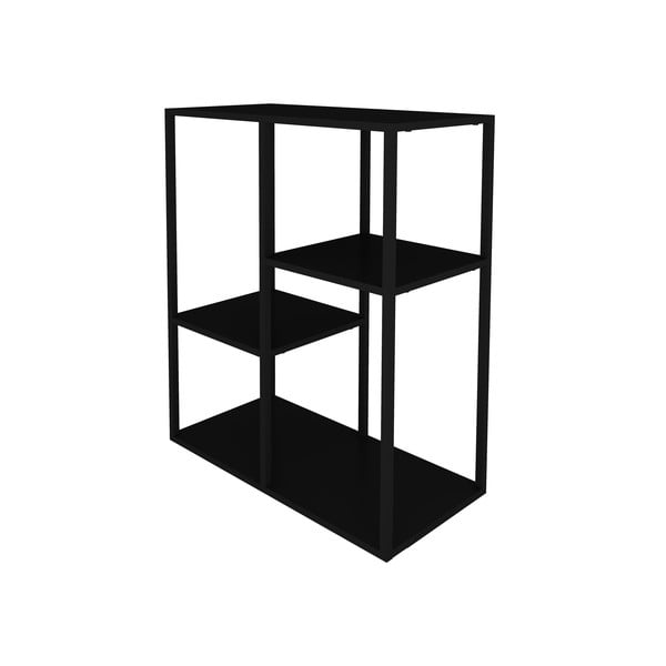 Crni metalni regal Canett Lite, visina 81 cm-image-3