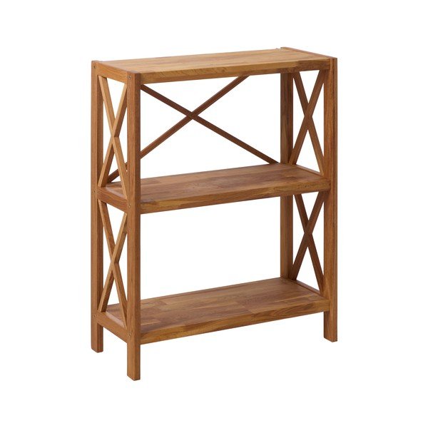 Regal od punog hrasta u prirodnoj boji 70x87 cm X-Shelf – Unique Furniture-image-2