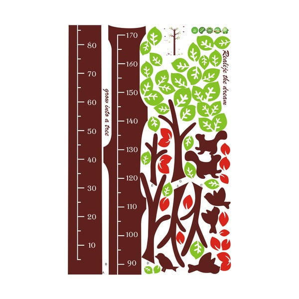 Dječja naljepnica s motivom metra za vrata/za zid 60x190 cm Dreaming Tree – Ambiance-image-2