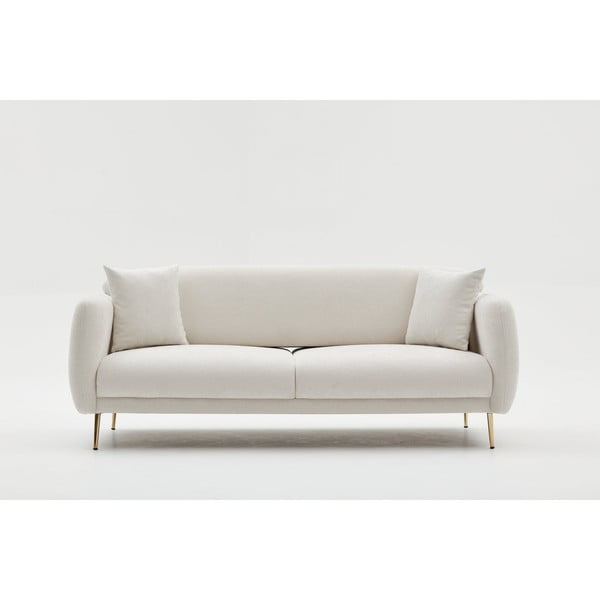 Bijela sklopiva sofa 210 cm Simena – Balcab Home-image-1