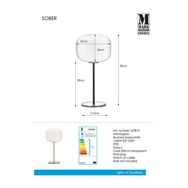 Markslöjd Sober stolna lampa-image-3