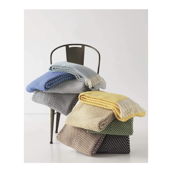 Zeleni pokrivač s pamukom Euromant Tebas, 140 x 160 cm-image-2