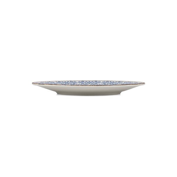 Bijeli/plavi porculanski tanjur ø 25 cm Azul – BonBistro-image-3
