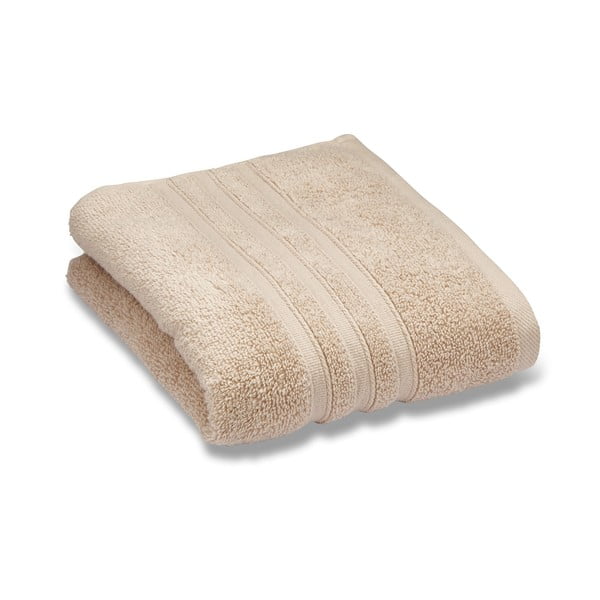 Bež pamučan ručnik od frotira 50x85 cm Zero Twist – Catherine Lansfield