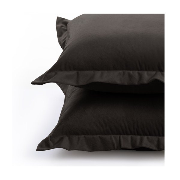 Set od 2 tamno smeđe jastučnice AmeliaHome Side, 45 x 45 cm