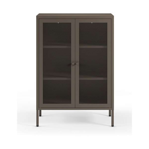 Sivi metalni ormarić 70x100x40 cm Fayna – Marckeric