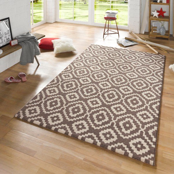 Smeđi tepih Mint Rugs Diamond Ornamental, 80 x 150 cm-image-1