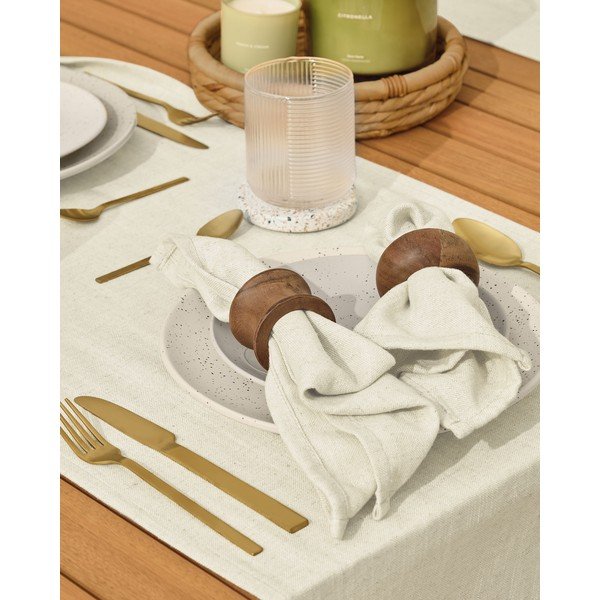 Pribor 16 kom od nehrđajućeg čelika u zlatnoj boji Lite – Kave Home-image-2