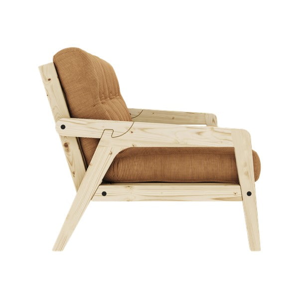 Senf žuti kauč na razvlačenje 204 cm Grab Clear - Karup Design-image-4