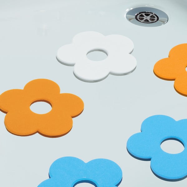 Dječje protuklizne podloge 5 kom za kadu 12x11,5 cm Funky – Spirella-image-1