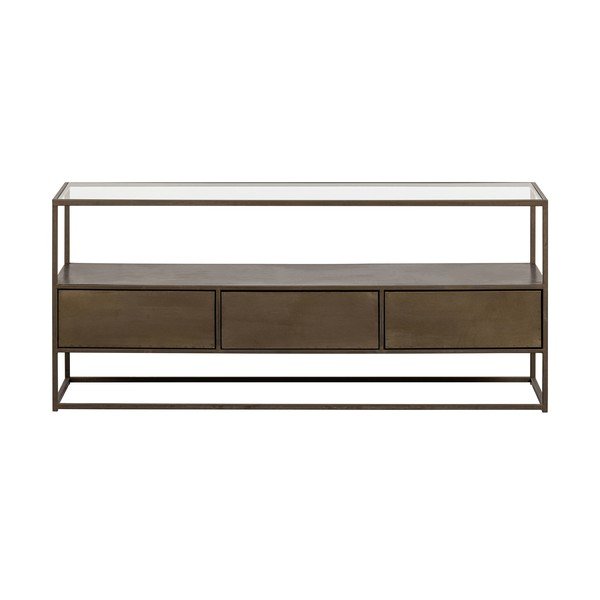 Metalna TV komoda u zlatnoj boji 115x50 cm Depart – BePureHome-image-4