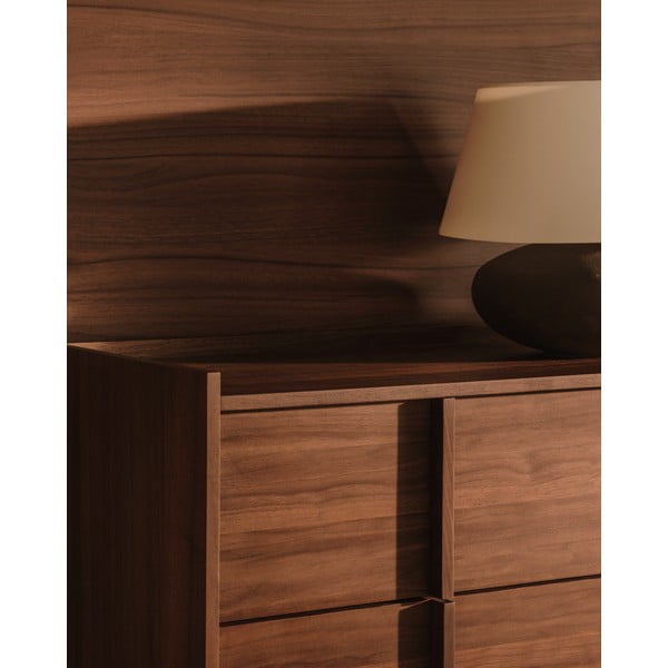 Smeđa komoda u dekoru oraha 100x78x50 cm Onix – Kave Home-image-2