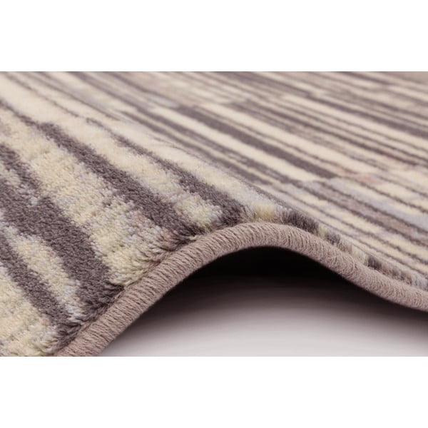 Sivi vuneni tepih 160x240 cm Grids – Agnella-image-2