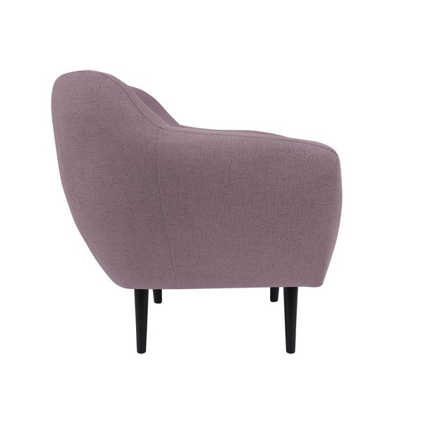 Ružičasta fotelja sa smeđim nogama Mazzini Sofas Pijemont-image-2