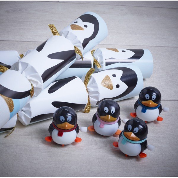 Božićni praskavci u setu od 6 kom Racing Penguin - Robin Reed-image-1