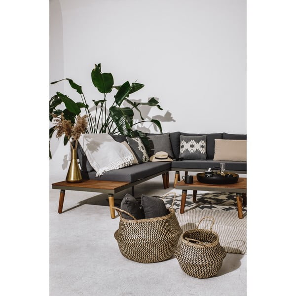 Siva vrtna garnitura s konstrukcijom od bagremovog drveta Bonami Selection Lustio-image-2