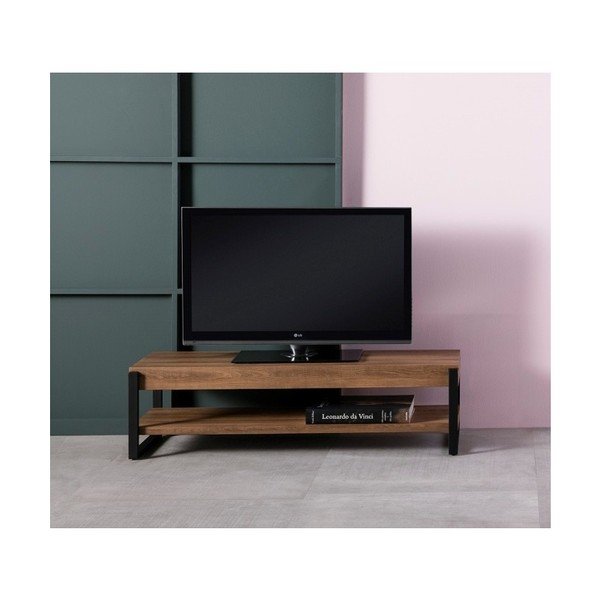 Smeđi TV stol s crnim nogama Marckeric Melody-image-3