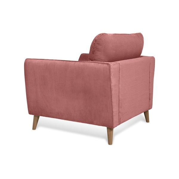 Ružičasta fotelja od samta Paris – Scandic-image-4