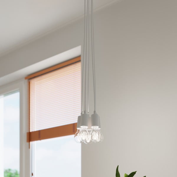 Bijela viseća svjetiljka ø 15 cm Rene – Sollux-image-1