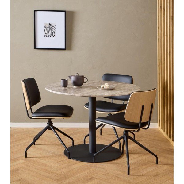 Crna blagovaonska stolica Owen – Actona-image-1