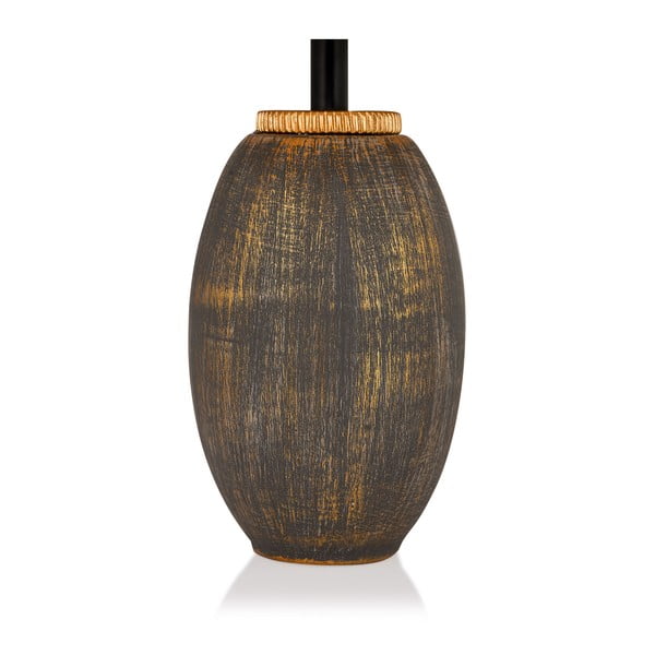 Siva/bež stolna lampa s tekstilnim sjenilom (visina 46 cm) Yakamoz – Opviq lights-image-2