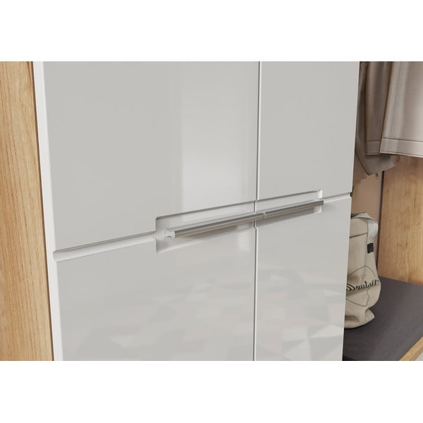 Bijeli ormar u dekoru hrasta 60x198 cm Aledo – Germania-image-1