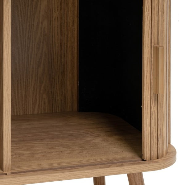 Biblioteka u dekoru hrasta u prirodnoj boji 80x172x40 cm Elia – Casa Selección-image-3