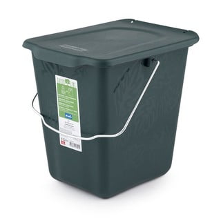 Tamno zelena posuda za kompostibilni otpad 7 l Greenlije - Rotho