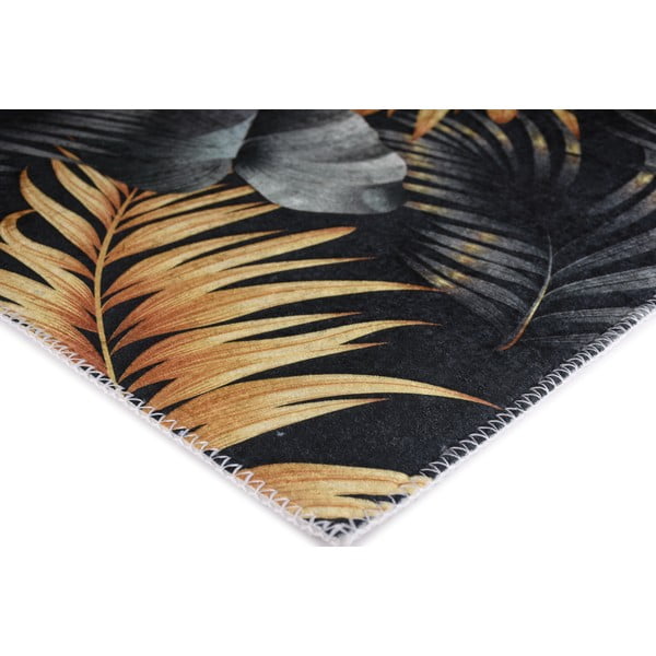 Tamno plava/u zlatnoj boji periva staza 80x200 cm Midnight Leaves – Vitaus-image-2