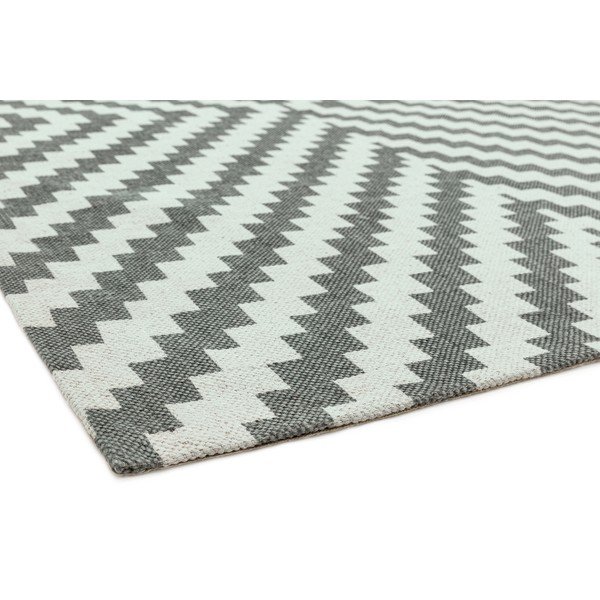 Sivo-bijeli tepih Asiatic Carpets Geo, 120 x 170 cm-image-1