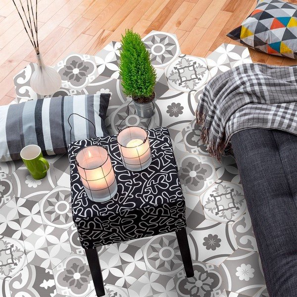 Set od 10 vodootpornih podnih naljepnica Ambiance Adamo, 20 x 18 cm-image-3