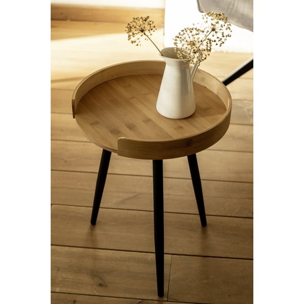 Okrugli stolić od bambusa ø 40 cm Loft - Wenko-image-2