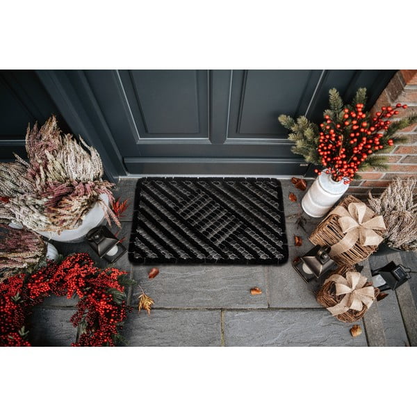 Otirač od kokosovih vlakana 40x60 cm Coco Black – Hanse Home-image-1