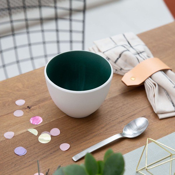 Bijelo-zelena porculanska šalica Villeroy & Boch Uni, 450 ml-image-2