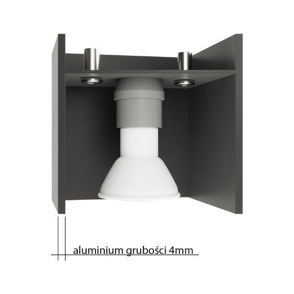 Crna zidna lampa Pax – Sollux-image-3