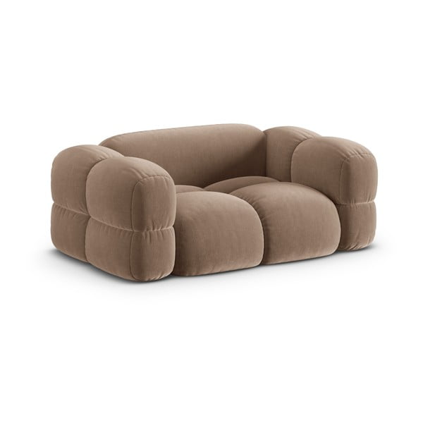 Smeđa baršunasti sofa 180 cm Loretto – Cosmopolitan Design-image-2