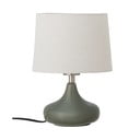 Tamno zelena stolna lampa s tekstilnim sjenilom (visina 28 cm) Loa – Bloomingville