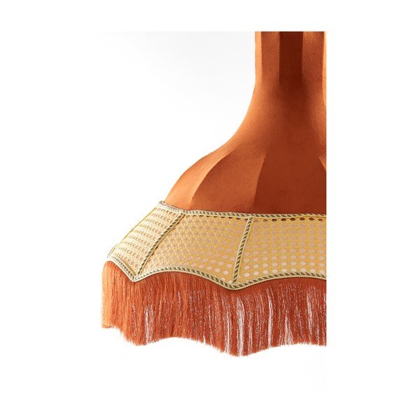 Narančasta viseća svjetiljka s tekstilnim sjenilom ø 50 cm Mizia – Light & Living-image-4