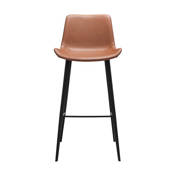 Konjak smeđa barska stolica (visine sjedala 74,5 cm) Hype – DAN-FORM Denmark-image-1