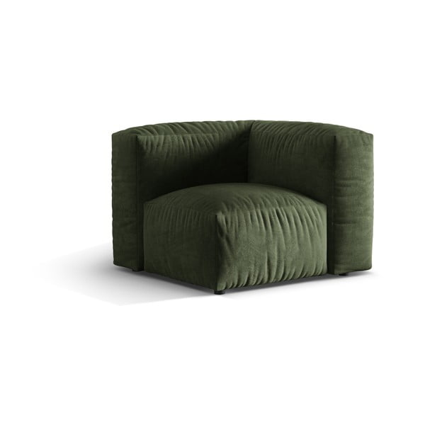 Zelena baršunasti modularna sjedeća garnitura (promjenjiva) Martina – Micadoni -image-1