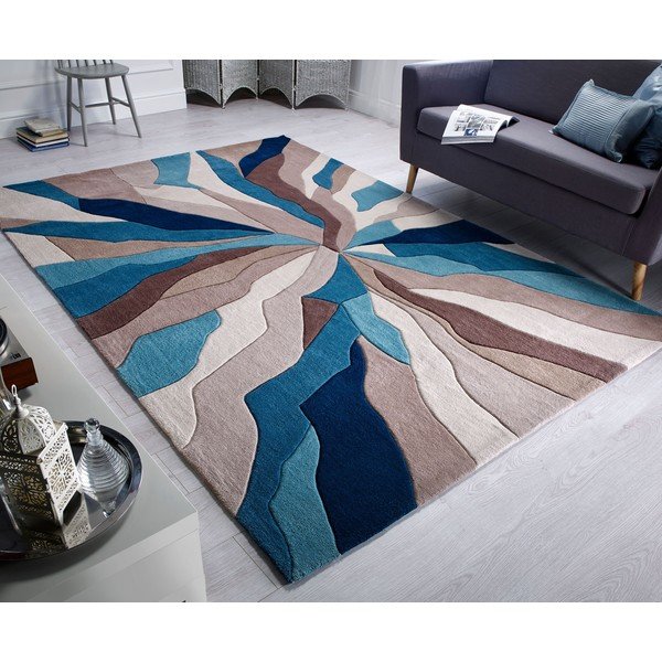 Plavi tepih Flair Rugs Splinter, 120 x 170 cm-image-4