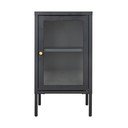 Crna metalna vitrina 38x70 cm Dalby – House Nordic