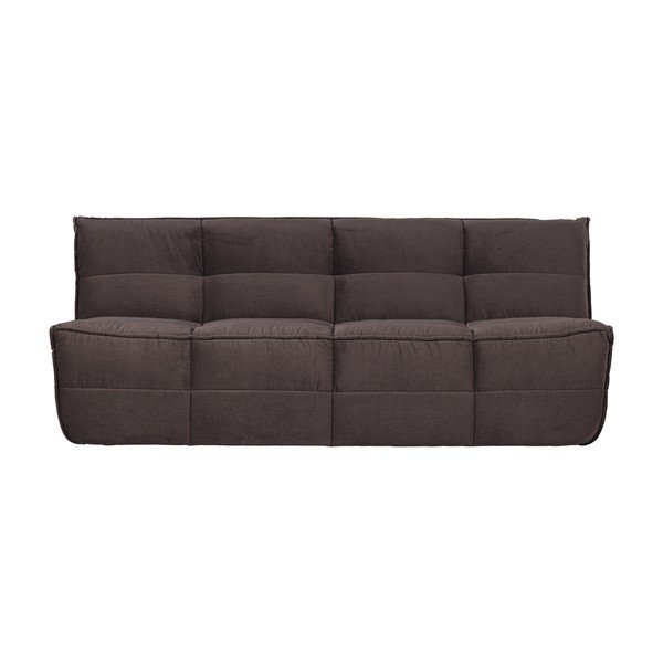Smeđa baršunasti sofa 204 cm Cluster – vtwonen