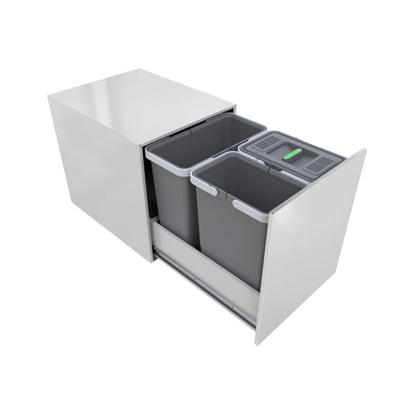 Plastična kanta za razvrstani otpad/ugradbena 12 + 8 + 8 l Street - Elletipi-image-1